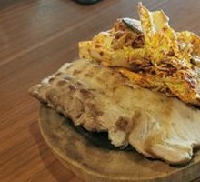 Simmered Pork Belly with Fresh Kimchi