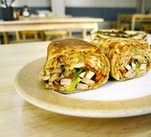 Spring Roll Wrapped in Pancake