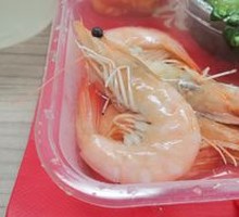 Boiled Shrimp in Salt Water