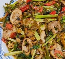 Stir-Fried Pig Intestines