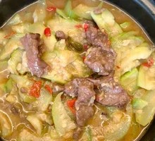 Luffa and Beef Stew