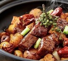Spicy Sichuan Beef Short Ribs in Stone Pot