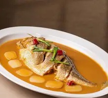 Stir-fried Yellow Croaker with Handmade Rice Cake