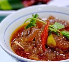 Golden Pumpkin and Jellyfish Salad