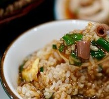 Sea Cucumber Rice Toss