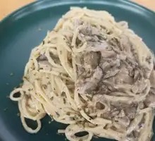 Cream Truffle Mushroom Pasta