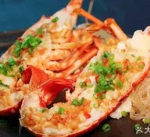 Steamed Small Lobster with Garlic and Vermicelli
