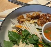 Thai Shrimp Bowl with Spicy Lime Dressing