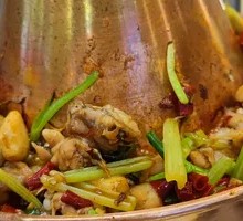 Charcoal-Grilled Bullfrog Pot