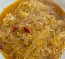 Sour Cabbage Stir-Fried Glass Noodles