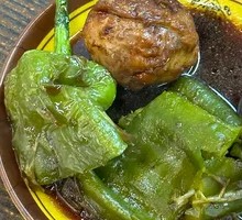 Braised Green Pepper with Tiger Stripes