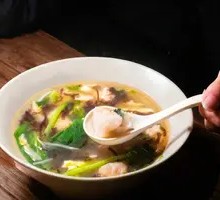 Handmade Fish Dumpling Soup
