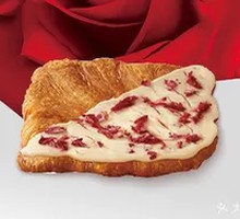 Rose Flattened Croissant