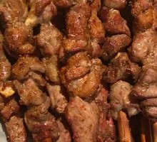 Lamb Skewers on Red Willow Branches