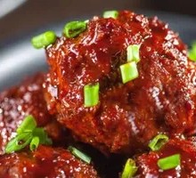 Braised Pork Meatball Rice