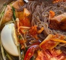 Chicken Kimchi Cold Noodles