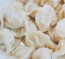 Chinese cabbage and pork dumplings