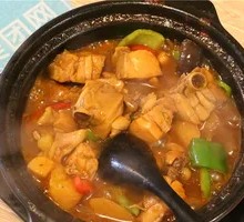 Braised Chicken with Tofu Noodles
