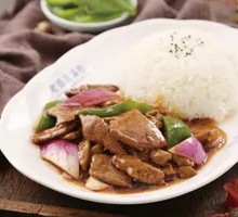 Sauce-Braised Pork Liver Rice