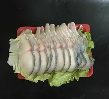 Black fish slices
