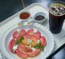 Earl Grey Tea-Soaked Peach Cheese