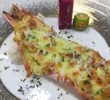 Herb Cheese Baked Wild Shrimp