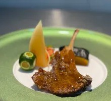 French Pan-Seared Lamb Chops with Baby Pumpkins