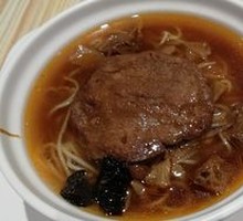 Braised Wheat Gluten and Tofu Skin Noodles