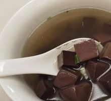 Chicken and Duck Blood Soup