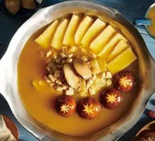 Red颜 Flower Gelatin Chicken Pot