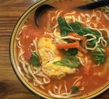 Egg Noodles with Dough Balls