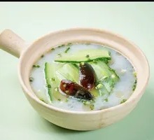 Pot-Braised Cucumber and Century Egg Soup