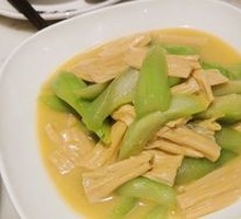 Golden Tofu Skin with Sponge Gourd
