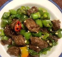 Sliced Beef with Hangzhou Pepper