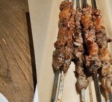 Lamb Skewers on Iron Rods