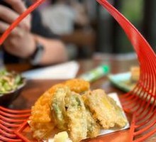 Large Shrimp Colorful Tempura