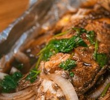 Sauce-Roasted Live Sea Bass