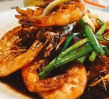 Old Man's Oil-Braised River Shrimp