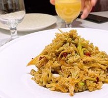 Dried Flower Cabbage Stir-Fried with Pork Belly