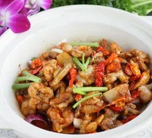Spicy Frog Legs in Dry Pot