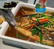 Braised Fish with Velvet Mushroom