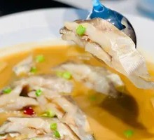 Braised Spanish Mackerel with Rice Cake