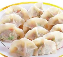 Pork and scallion dumplings