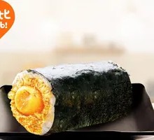 Egg Yolk and Pork Floss Rice Ball