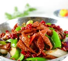 Spicy Pork Intestines in Dry Pot