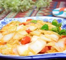 Sour and Spicy Cabbage