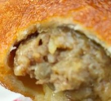 Pan-fried beef buns