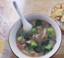 Lamb Soup with Flatbread