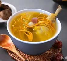 Bamboo Flower Chicken Leg Soup