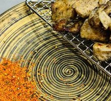 Charcoal-Grilled Chicken Breast and Cartilage